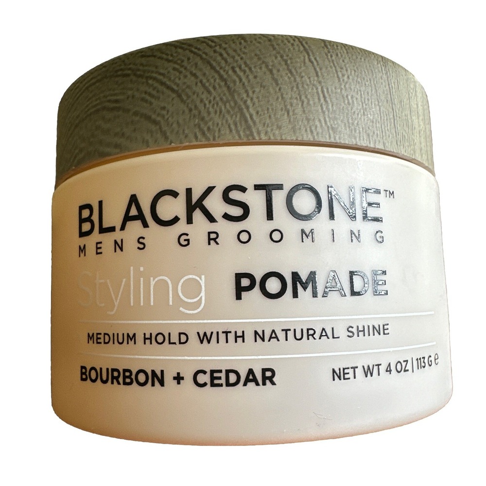 BLACKSTONE Men's Grooming Bourbon + Cedar Styling Pomade - 4 Oz